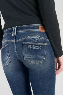 LE TEMPS DES CERISES Lilas Pulp Slim 7/8ème Jeans Destroy Bleu N°2 -Le Temps des Cerises Soldes Magasin 232 jflilas0w1463 3001 imaged7