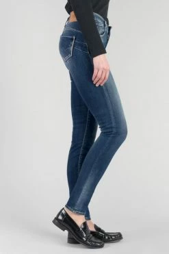 LE TEMPS DES CERISES Menars Pulp Slim Taille Haute Jeans Bleu N°3 -Le Temps des Cerises Soldes Magasin 232 jfmenarsw6077 3001 imaged1
