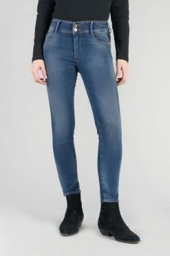 LE TEMPS DES CERISES Mood Ultra Pulp Slim 7/8ème Jeans Bleu N°3