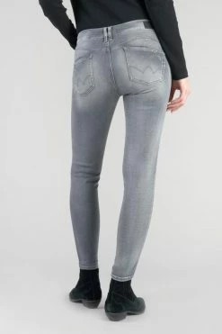 LE TEMPS DES CERISES Roche Pulp Slim Taille Haute 7/8ème Jeans Gris N°2 -Le Temps des Cerises Soldes Magasin 232 jfroche0w5069 0003 imaged1