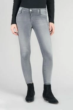 LE TEMPS DES CERISES Roche Pulp Slim Taille Haute 7/8ème Jeans Gris N°2 -Le Temps des Cerises Soldes Magasin 232 jfroche0w5069 0003 imaged6