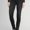 LE TEMPS DES CERISES Rock Pulp Slim Taille Haute Jeans Noir N°1