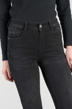 LE TEMPS DES CERISES Rock Pulp Slim Taille Haute Jeans Noir N°1 -Le Temps des Cerises Soldes Magasin 232 jfrock00w6078 0403 imaged2