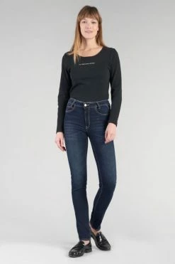 LE TEMPS DES CERISES Vanta Pulp Slim Taille Haute Jeans Bleu N°1