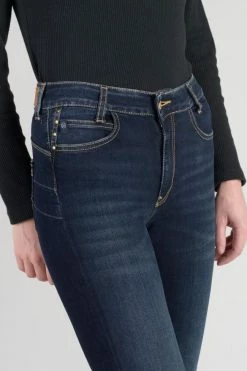 LE TEMPS DES CERISES Vanta Pulp Slim Taille Haute Jeans Bleu N°1 -Le Temps des Cerises Soldes Magasin 232 jfvanta0w1270 3001 imaged2