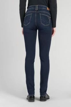 LE TEMPS DES CERISES Vanta Pulp Slim Taille Haute Jeans Bleu N°1 -Le Temps des Cerises Soldes Magasin 232 jfvanta0w1270 3001 imaged5