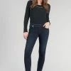 LE TEMPS DES CERISES Vigny Pulp Slim 7/8ème Jeans Bleu-noir N°2
