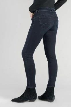 LE TEMPS DES CERISES Vigny Pulp Slim 7/8ème Jeans Bleu-noir N°2 -Le Temps des Cerises Soldes Magasin 232 jfvigny0w6075 3286 imaged4