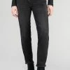 LE TEMPS DES CERISES Zep Pulp Regular Taille Haute 7/8ème Jeans Destroy Noir N°1