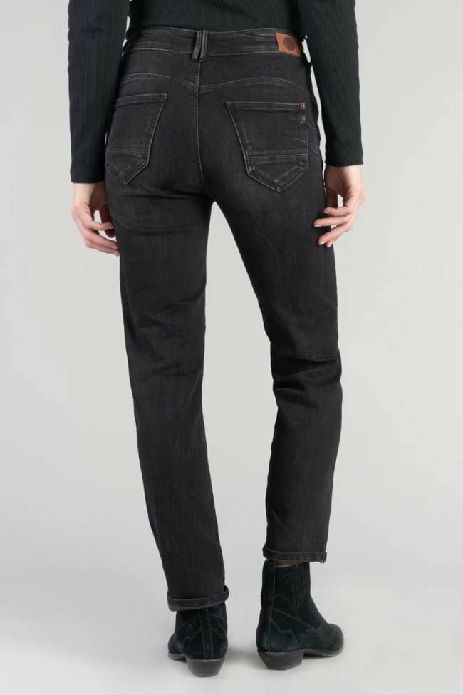 LE TEMPS DES CERISES Zep Pulp Regular Taille Haute 7/8ème Jeans Destroy Noir N°1 3 LE TEMPS DES CERISES Zep Pulp Regular Taille Haute 7/8ème Jeans Destroy Noir N°1 – Image 3