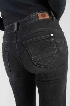 LE TEMPS DES CERISES Zep Pulp Regular Taille Haute 7/8ème Jeans Destroy Noir N°1 12 LE TEMPS DES CERISES Zep Pulp Regular Taille Haute 7/8ème Jeans Destroy Noir N°1 -Le Temps des Cerises Soldes Magasin 232 jfzep000w6081 0403 imaged5