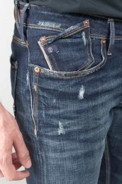 LE TEMPS DES CERISES Basic 600/17 Adjusted Jeans Destroy Bleu N°1 -Le Temps des Cerises Soldes Magasin 232 jh617basw1479 3001 imaged2