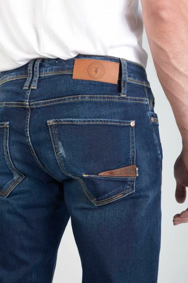 LE TEMPS DES CERISES Nicolay 700/11 Adjusted Jeans Destroy Bleu N°1 3 LE TEMPS DES CERISES Nicolay 700/11 Adjusted Jeans Destroy Bleu N°1 – Image 3