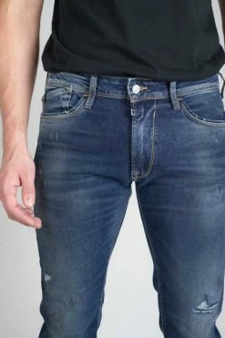 LE TEMPS DES CERISES Nevers 700/17 Relax Jeans Destroy Bleu N°2 -Le Temps des Cerises Soldes Magasin 232 jh717nevw4090 3001 imaged2