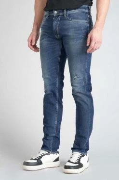 LE TEMPS DES CERISES Nevers 700/17 Relax Jeans Destroy Bleu N°2 -Le Temps des Cerises Soldes Magasin 232 jh717nevw4090 3001 imaged4