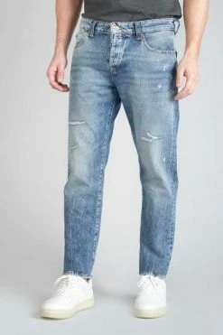 LE TEMPS DES CERISES Vintage 700/20 Regular Jeans Destroy Bleu N°4