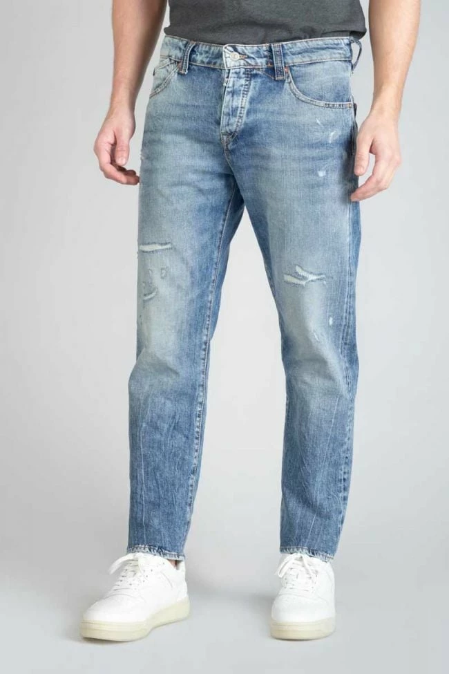 LE TEMPS DES CERISES Vintage 700/20 Regular Jeans Destroy Bleu N°4 1 LE TEMPS DES CERISES Vintage 700/20 Regular Jeans Destroy Bleu N°4
