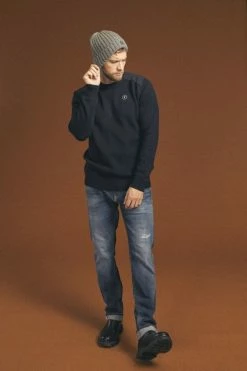 LE TEMPS DES CERISES Millon 800/12 Regular Jeans Destroy Bleu N°2