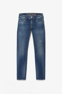 LE TEMPS DES CERISES Millon 800/12 Regular Jeans Destroy Bleu N°2 -Le Temps des Cerises Soldes Magasin 232 jh812milw4089 3001 imaged8