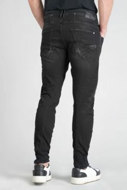LE TEMPS DES CERISES Alost 900/03 Tapered Arqué Jeans Destroy Noir N°1 -Le Temps des Cerises Soldes Magasin 232 jh903galw6071 0403 imaged1