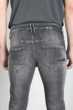 LE TEMPS DES CERISES Odeon 900/16 Tapered Jeans Destroy Gris N°2 -Le Temps des Cerises Soldes Magasin 232 jh916odew1453 0001 imaged5