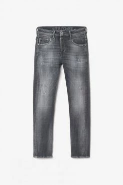 LE TEMPS DES CERISES Odeon 900/16 Tapered Jeans Destroy Gris N°2 -Le Temps des Cerises Soldes Magasin 232 jh916odew1453 0001 imaged8