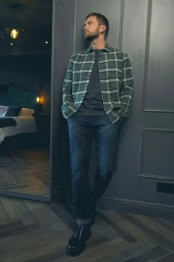 LE TEMPS DES CERISES Pantalon Chino Dejean En Jeans Bleu