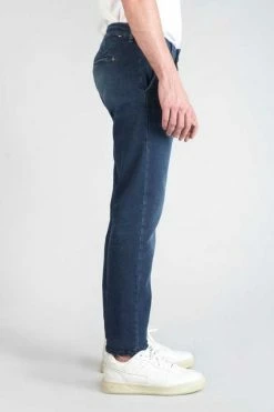 LE TEMPS DES CERISES Pantalon Chino Dejean En Jeans Bleu -Le Temps des Cerises Soldes Magasin 232 jhdejeanw2163 3001 imaged4