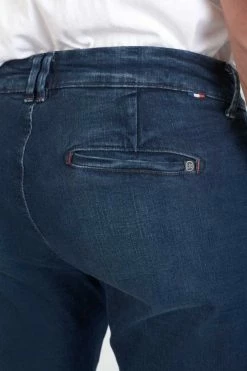 LE TEMPS DES CERISES Pantalon Chino Dejean En Jeans Bleu -Le Temps des Cerises Soldes Magasin 232 jhdejeanw2163 3001 imaged6