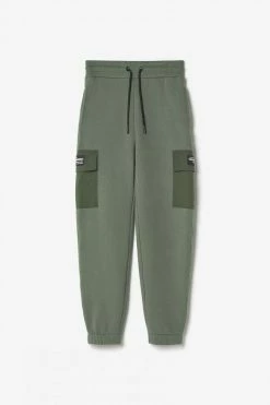 LE TEMPS DES CERISES Jogging Bi-matière Outobo Kaki